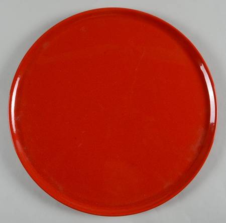Solid Colours Red 12" Chop Plate (Round Platter)