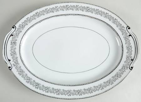 2476 16" Oval Serving Platter by Wako