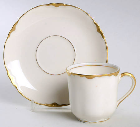 Chateau Flat Demitasse Cup & Saucer Set