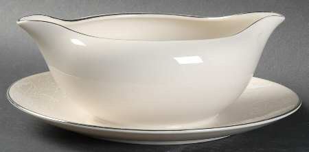 Chantilly Lace Gravy Boat with Attached Underplate by West Bend