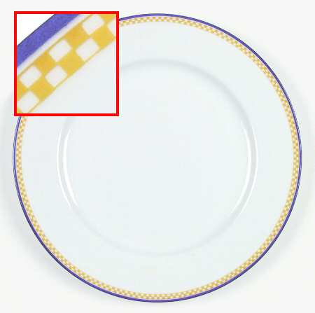 American Bistro Blue and Yellow by Woodmere