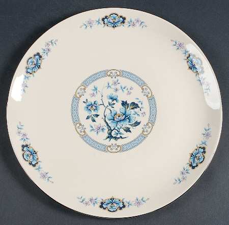 Blue Rose 13" Chop Plate (Round Platter)