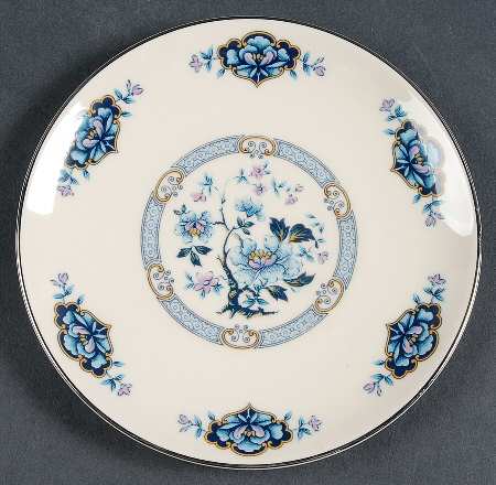 Blue Rose Bread & Butter Plate