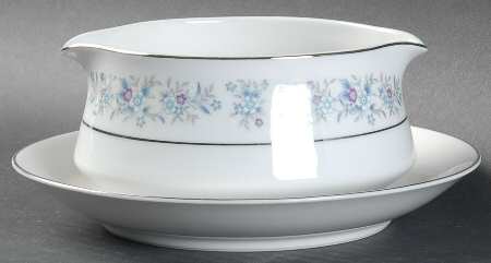 Blossom Time Gravy Boat with Attached Underplate
