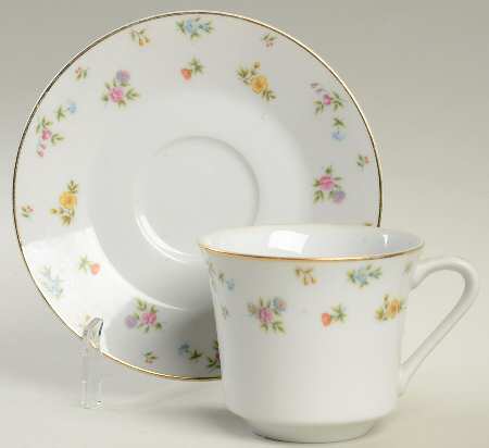 Margaret Flat Cup & Saucer Set