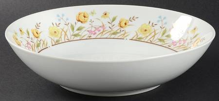 Spring Garden 9" Round Vegetable Bowl by Wellin