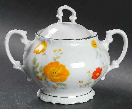 Tivoli Garden Sugar Bowl & Lid by Wellin