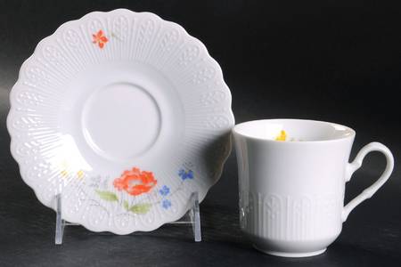 Versailles Flat Cup & Saucer Set by Wellin