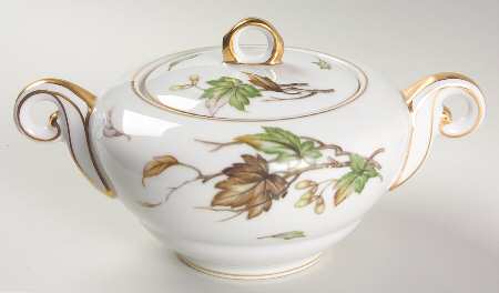 Autumn Sugar Bowl & Lid