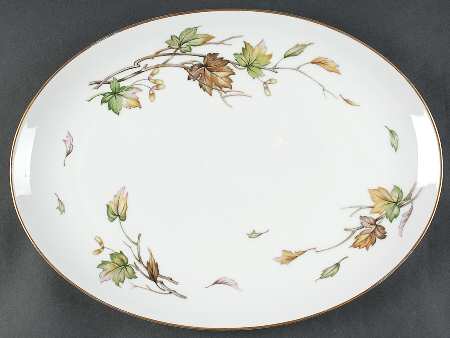 Autumn 16" Oval Serving Platter