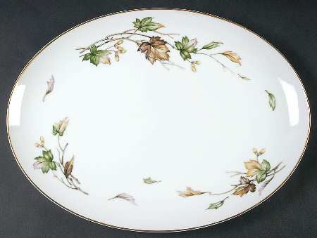 Autumn 14" Oval Serving Platter
