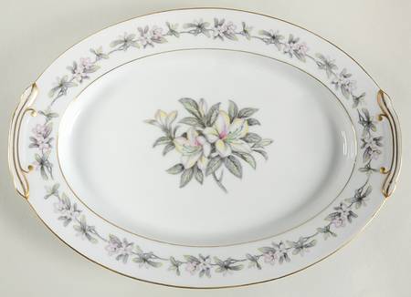 Azalea 14" Oval Serving Platter