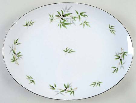 Bamboo 14" Oval Serving Platter