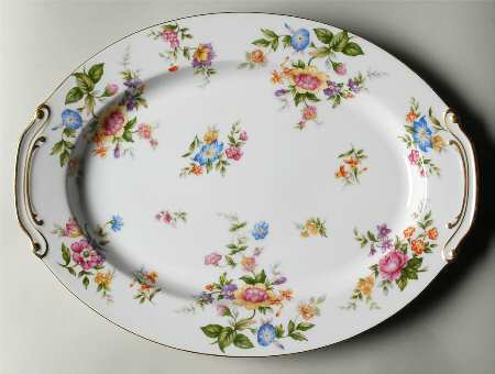 Blue Bells 16" Oval Serving Platter