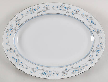 Bluespray 13" Oval Serving Platter