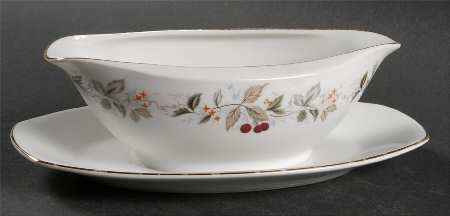Imperial Brewster Gravy Boat with Attached Underplate