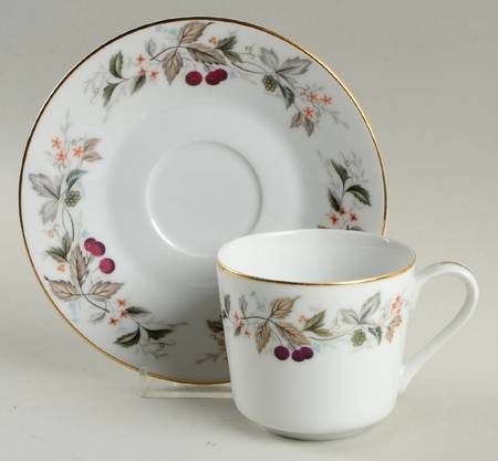 Imperial Brewster Flat Cup & Saucer Set by Wentworth