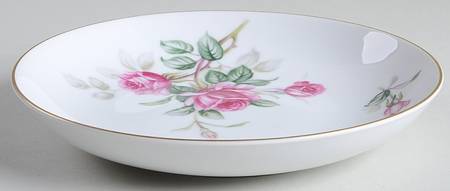 Cameo Rose Coupe Soup Bowl by Wentworth
