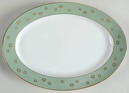 Celadon 12" Oval Serving Platter