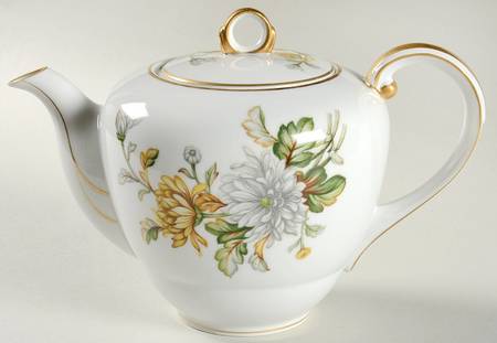 Chrysanthemum Teapot & Lid