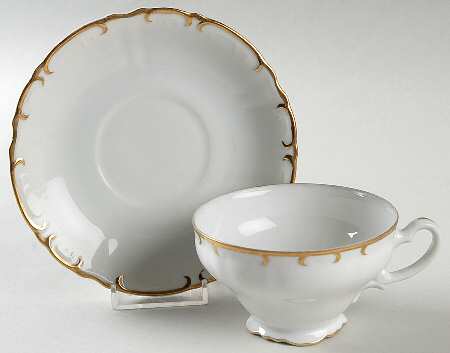 Coronet Footed Cup & Saucer Set