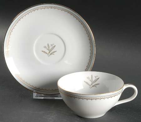 Deauville Flat Cup & Saucer Set