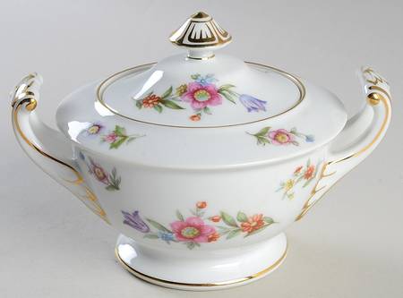 Dresdona Sugar Bowl & Lid