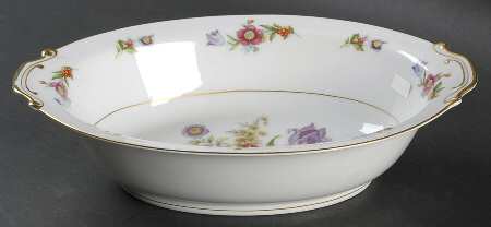 Florita 11" Oval Vegetable Bowl