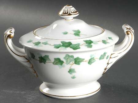 Hedera Sugar Bowl & Lid
