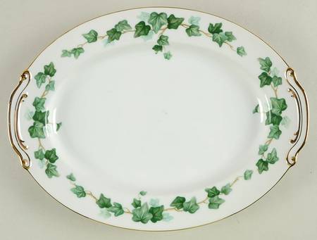 Hedera 12" Oval Serving Platter by Wentworth