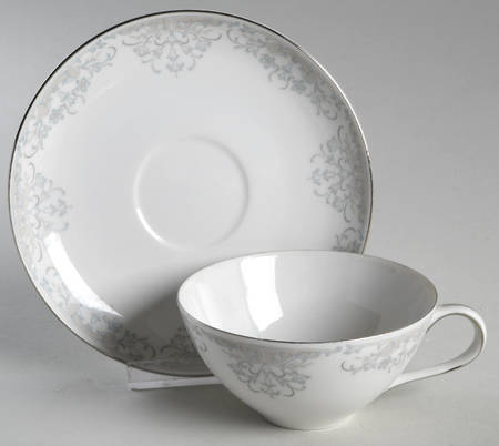 Janice Flat Cup & Saucer Set