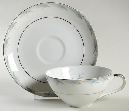 Marion Flat Cup & Saucer Set