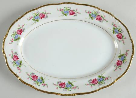 Marguerite 12" Oval Serving Platter