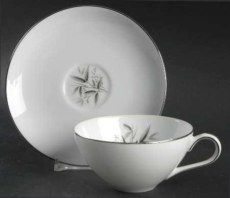 Mount Royal Flat Cup & Saucer Set