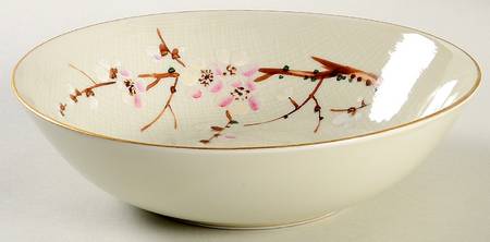 Peach Blossom 9" Round Vegetable Bowl