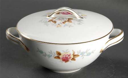 Petit Point Sugar Bowl & Lid
