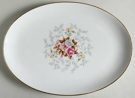 Petit Point 12" Oval Serving Platter