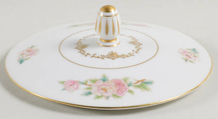 Pink Peony Lid for Sugar Bowl