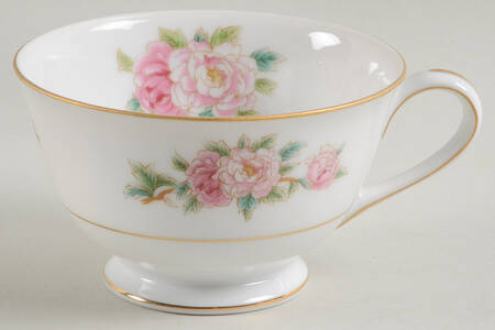 Pink Peony Footed Cup by Wentworth