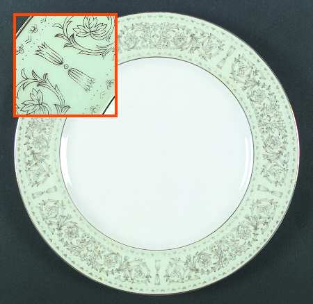 Regency Green (Imperial Wentworth Backstamp) by Wentworth