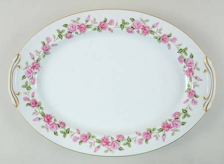Red Rose 16" Oval Serving Platter