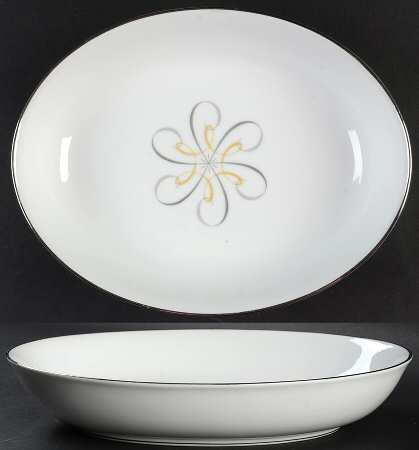 Rhapsody 10" Oval Vegetable Bowl