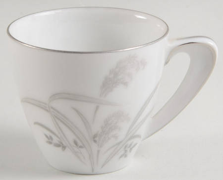 Silver Wheat Flat Demitasse Cup