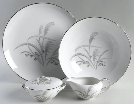 Silver Wheat 5 Piece Hostess Set