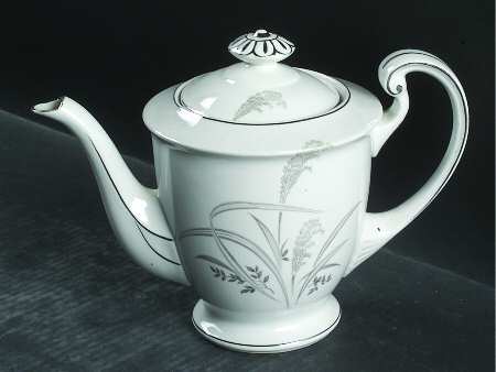 Silver Wheat Teapot & Lid