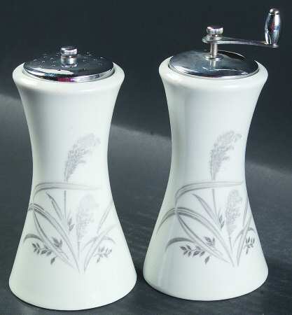 Silver Wheat Salt Mill & Pepper Mill Set