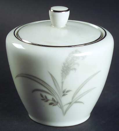 Silver Wheat Mini Sugar Bowl & Lid