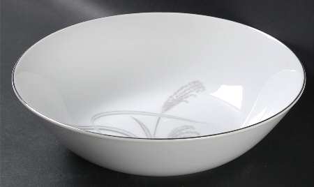 Silver Wheat 9" Round Vegetable Bowl