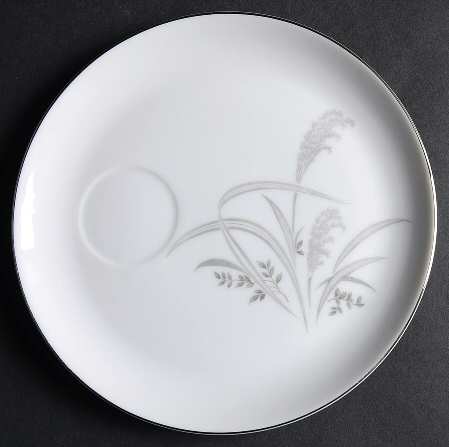 Silver Wheat Snack Plate