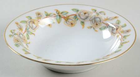 Tea Rose Rim Fruit/Dessert (Sauce) Bowl